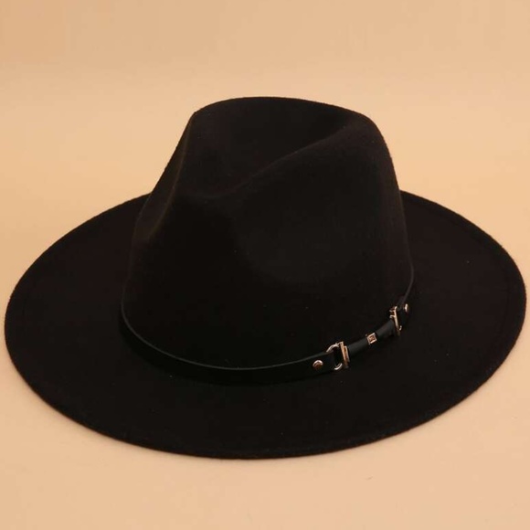 Bellanblue Accessories - Bohemian Vegan Leather belted Fedora Hat Summer